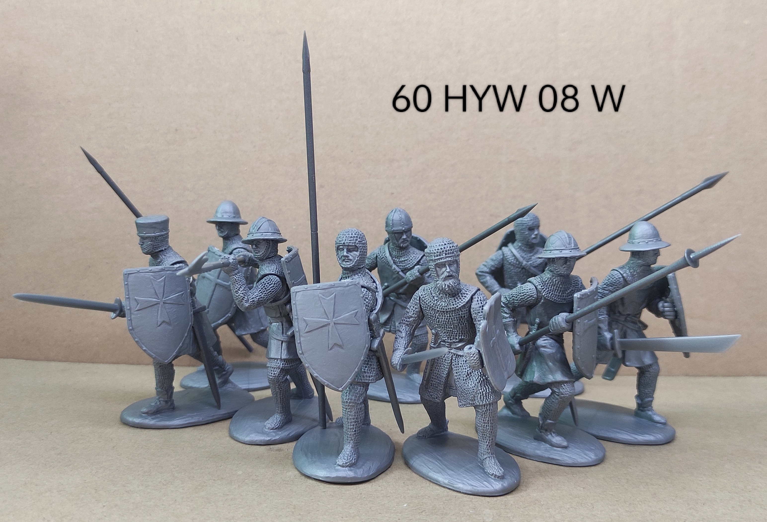 60 HYW 08 W FOOT SERGEANTS (Silver colour)